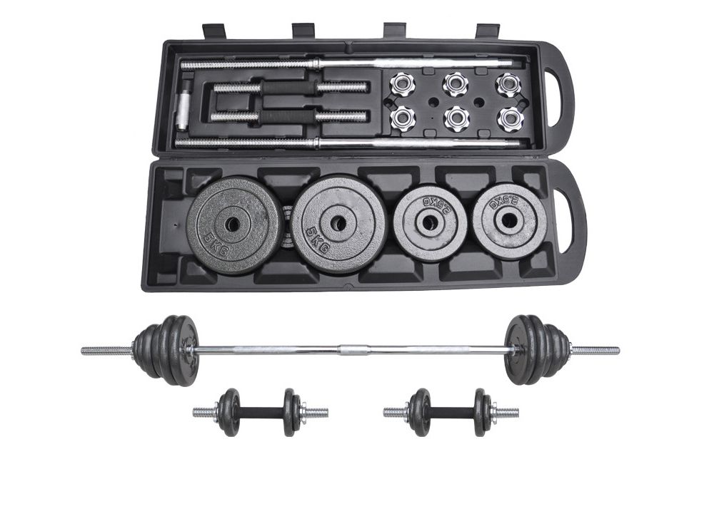 50 kg 55 kg Gewichte Hantel Langhantel -Set