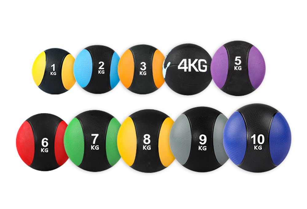 Solid Gummi Medicine Ball Core Übung