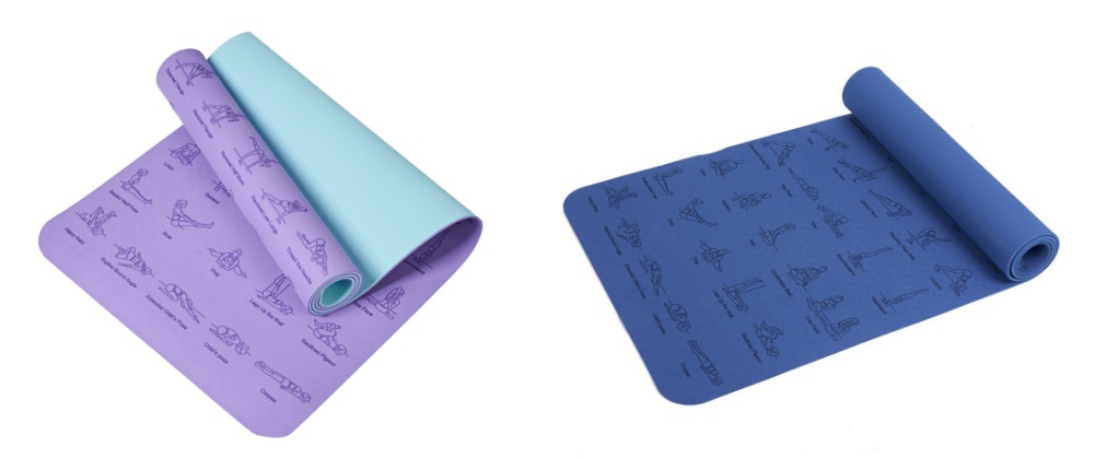 Customisierte Muster umweltfreundlich TPE Yoga Matte Customisierte Muster umweltfreundlich TPE Yoga Matte