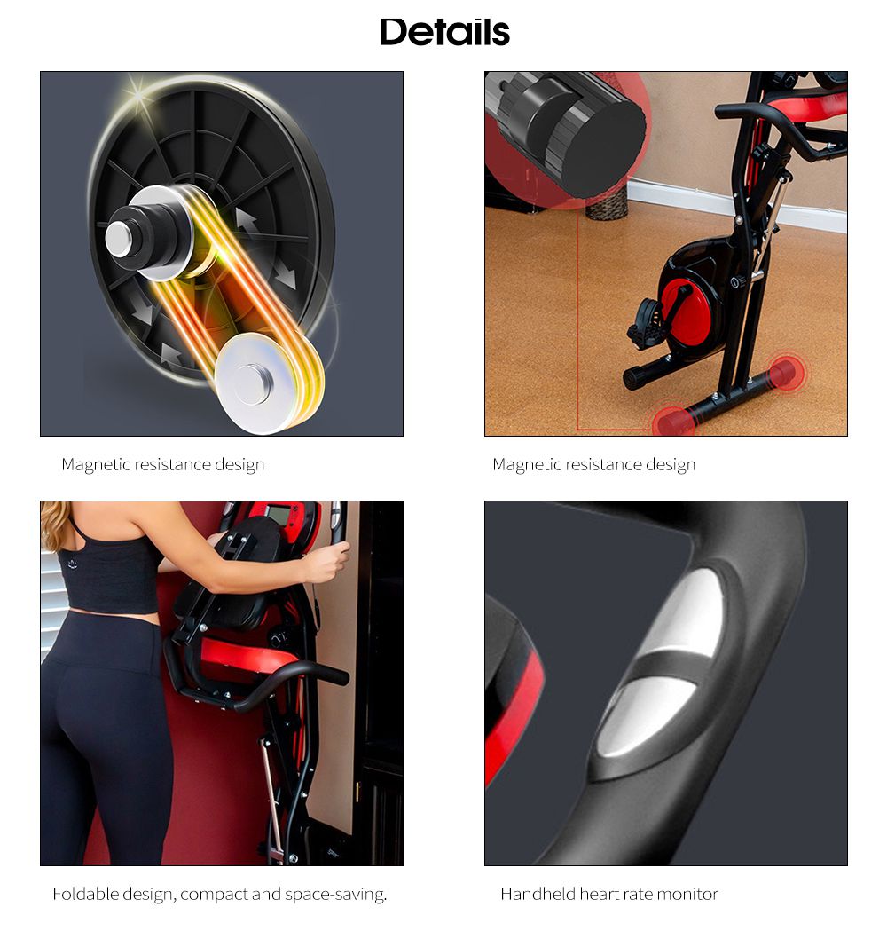 Platz sparende Klapp -Training -Bike Platz sparende Klapp -Training -Bike