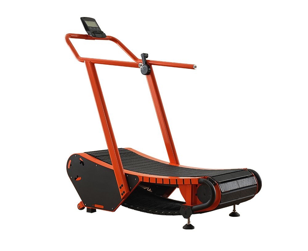 Nicht betriebener gebogener gebogener Laufband