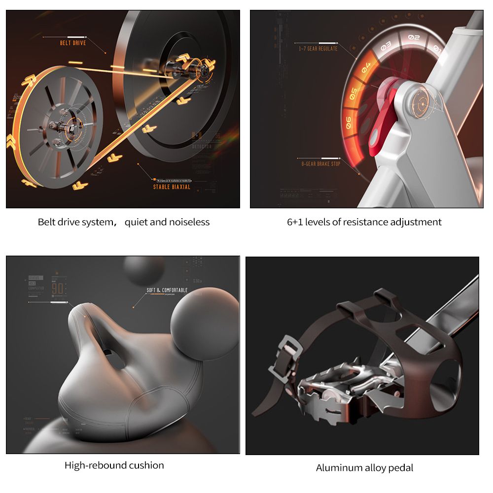 Vollständig geschlossener magnetischer Kontrollspinnbike Vollständig geschlossener magnetischer Kontrollspinnbike