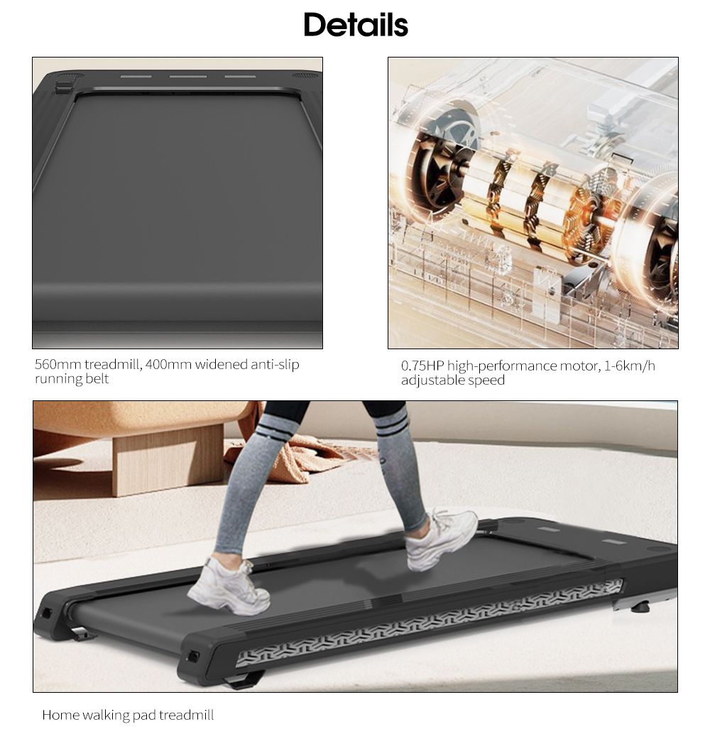 Falten flaches Laufband zum Gehen und Joggen