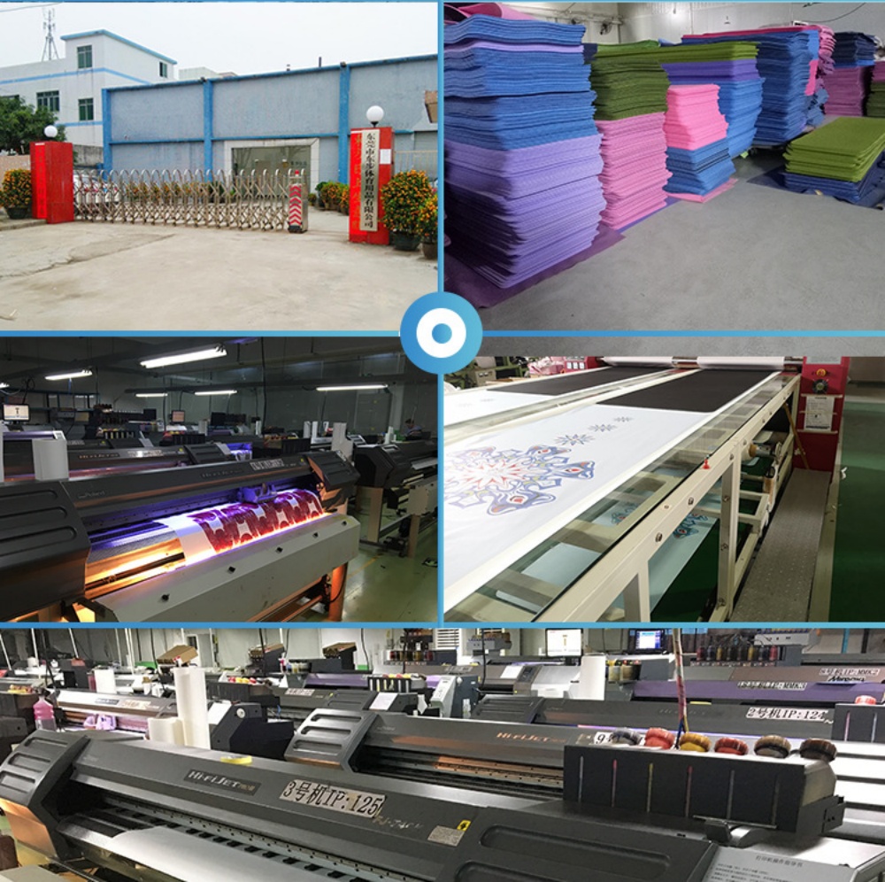 Hochwertige TPE Suede gedruckte Yogamatte mit TPE