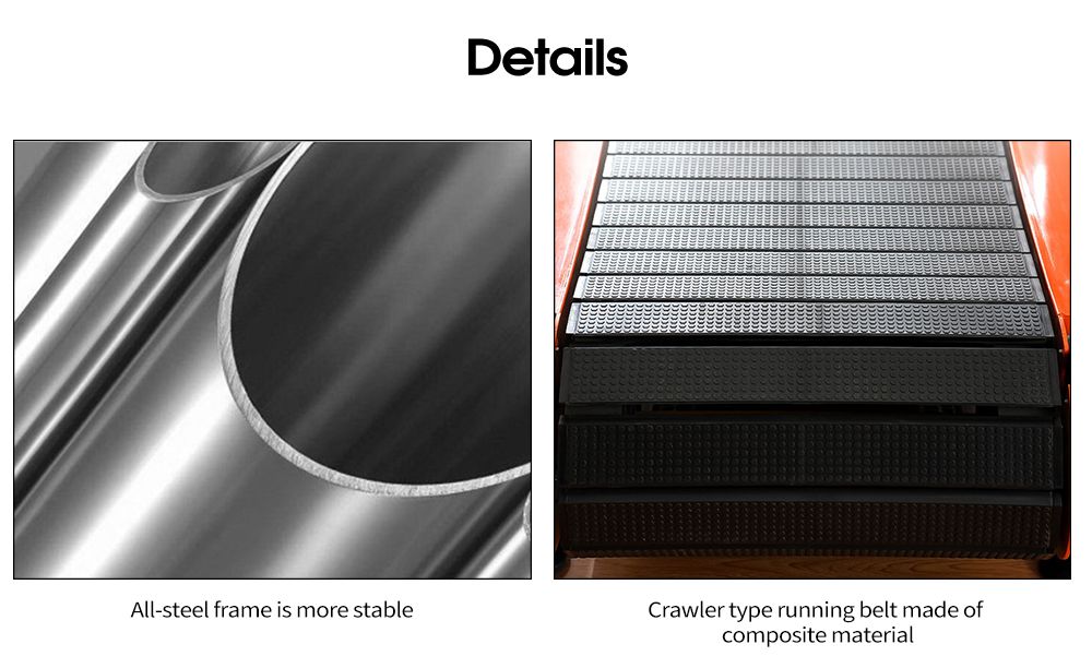 Nicht betriebenes geschwungenes Laufband