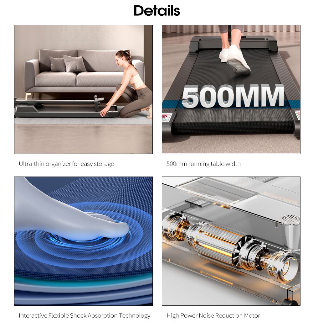 Smart Home Ultra-Eile Fitness Flat-Laufband