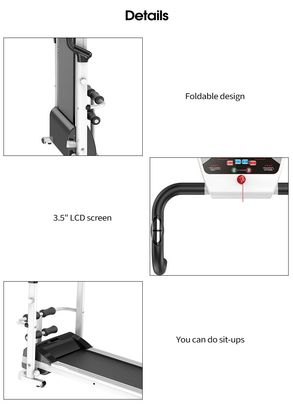 Fitnessgeräte Fitness Sport falten elektrisches Laufband Home Fitness