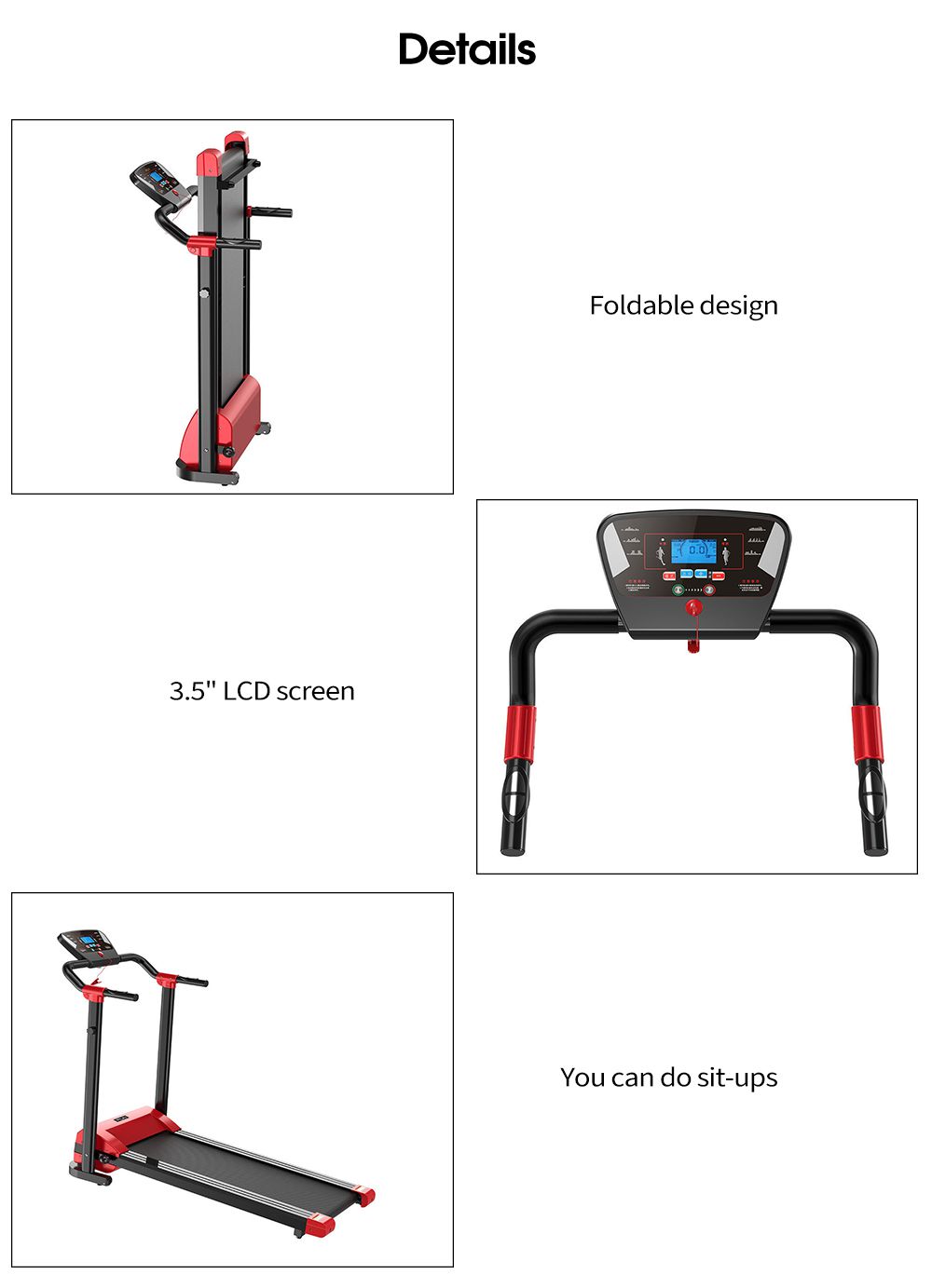 Großhandel Multifunktional Drehzahlmotorisierte Faltungs -Home -Use -Laufband