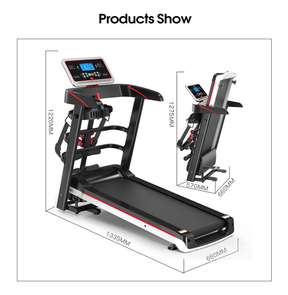 Fitness Small Folding Freadmill Haushalt Multifunktional Mini Electric Sports Equipment Wandermaschine