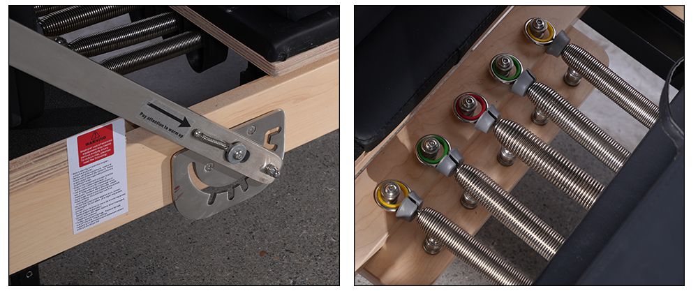 Ahornklapppilates -Reformer (einstellbare Beinhöhe) Ahornklapppilates -Reformer (einstellbare Beinhöhe)