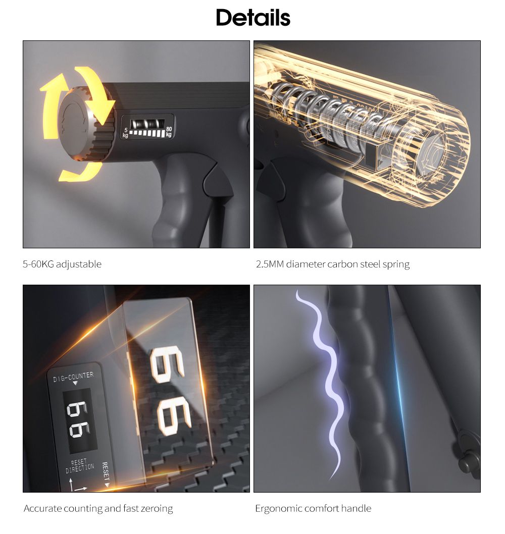 Digital Grip Trainer des Griff stärken Digital Grip Trainer des Griff stärken