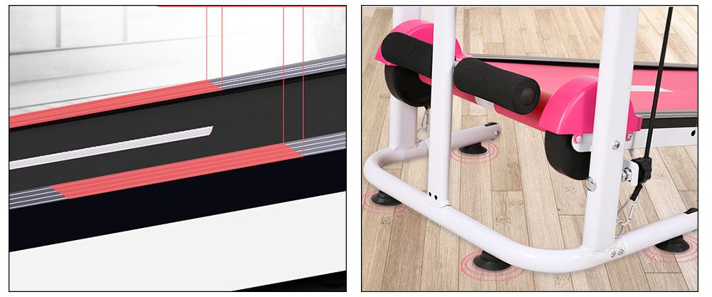 Haushaltsfaltbarer Laufmaschine Multifunktionales Fitness -Laufband