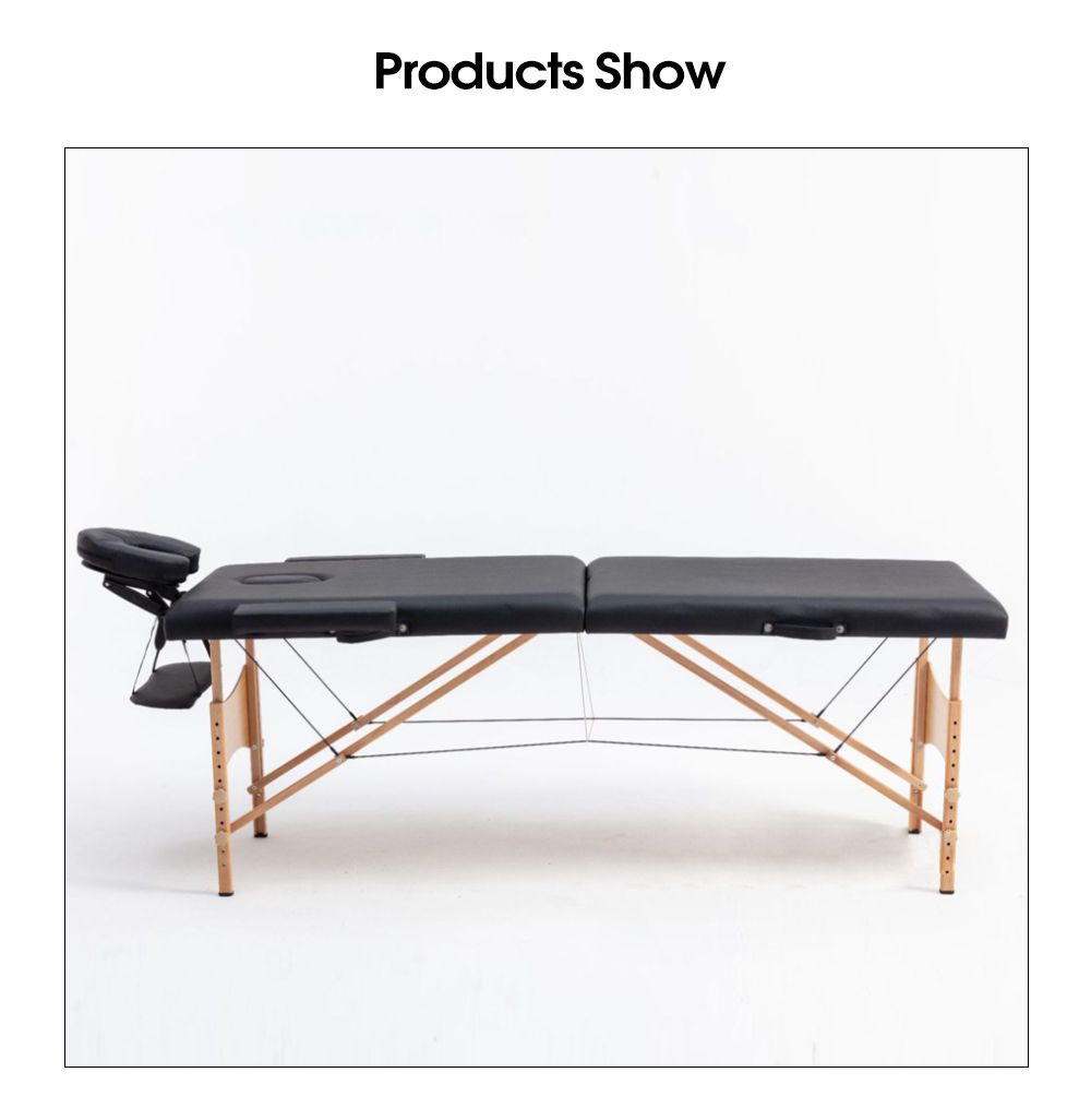 Tragbarer Holzmassagetisch