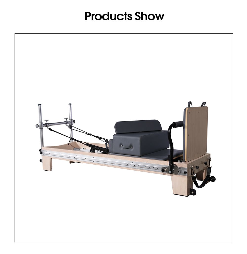 Vollstrecke Holzpilates Reformer Bett