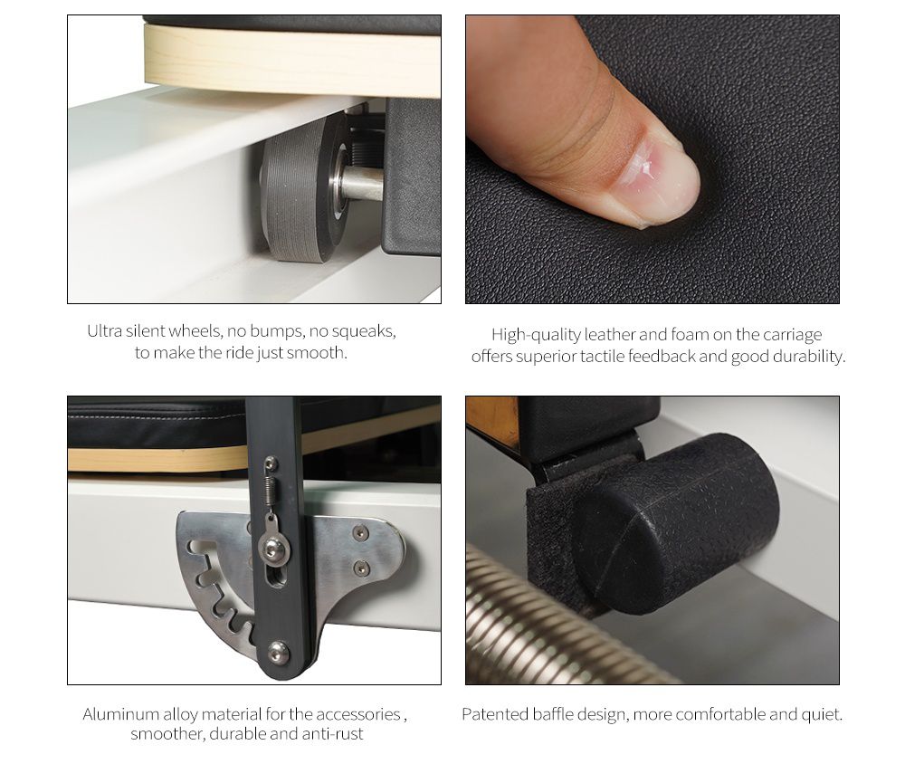 Aluminiumlegierung semi erhöhte Pilates -Reformer