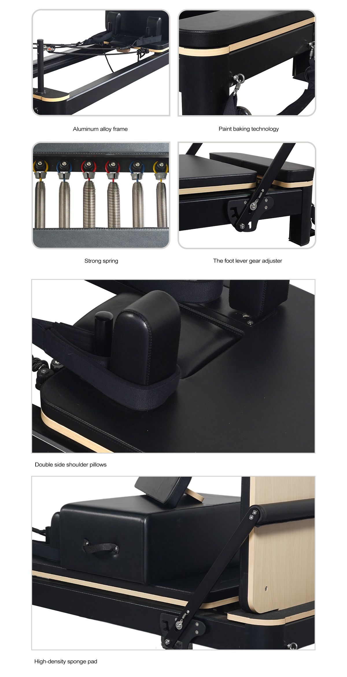 Aluminium Pilates Reformer Machine 4.0 zum Verkauf Aluminium Pilates Reformer Machine 4.0 zum Verkauf