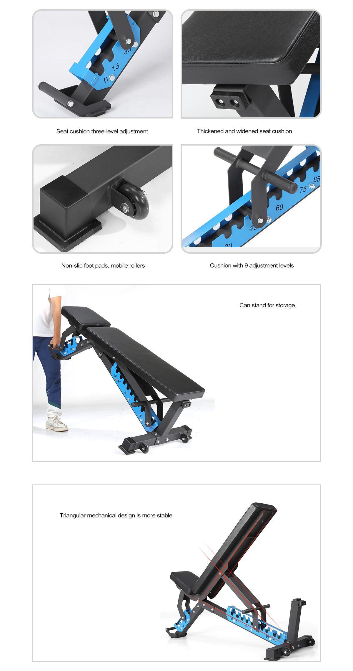 Tragbare Fitnessstudio -Bank Tragbare Fitnessstudio -Bank