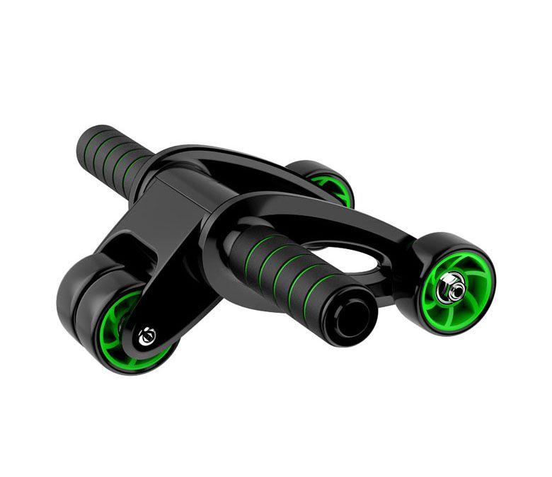 Faltbarer AB-Roller für Bauchmuskelübungen mit 4 Rädern aus ABS-Kunststoff