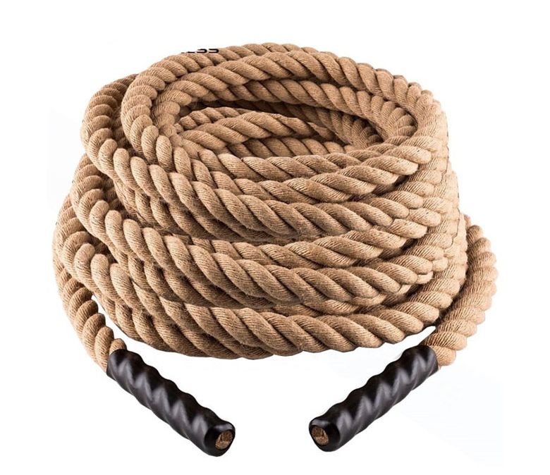 38mm Jute Power Training Battle Seile