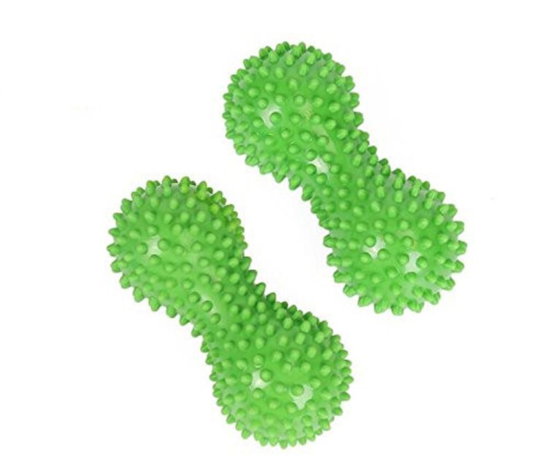 Erdnussform PVC Doppelmassage Ball Zwei Größen