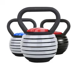 Verstellbarer Kettlebell Gusseisen und Latex