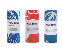 Gedrucktes Yoga -Handtuch