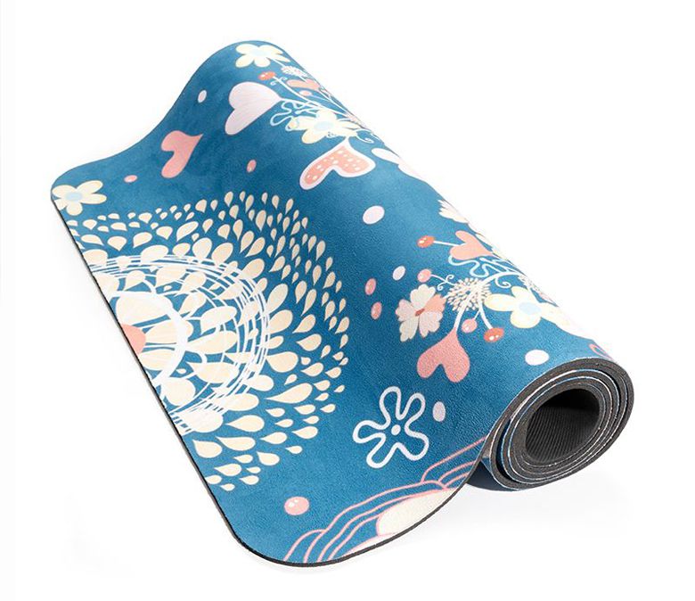 Wildleder -Gummi -Yogamatte