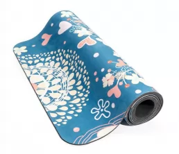 Wildleder -Gummi -Yogamatte