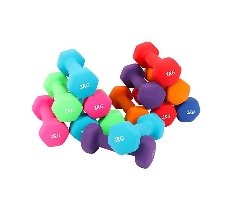 Dumbbells eintauchen - niedriger Preis heißer Verkauf farbenfroher Großhandel Neopren -Hantel -Sets für Damen