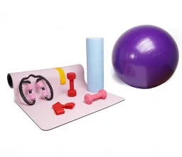 Pu Yoga Matte Stretching Kit