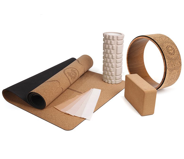 Yoga-Starter-Set aus Kork