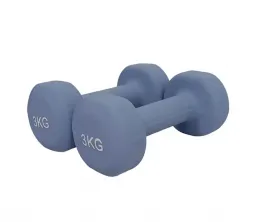 Frosted Plastik getauchtem Sechskanthantel mit flachem Kopf