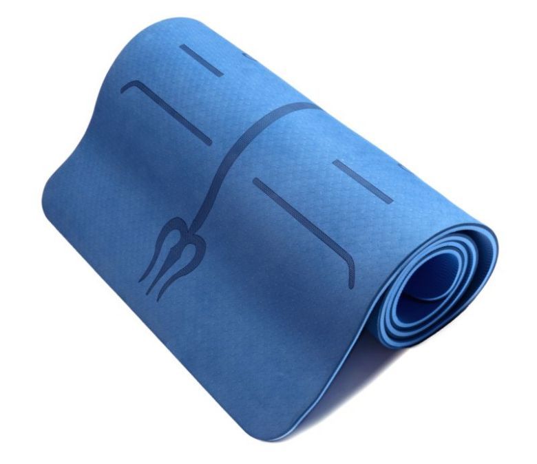 Umweltfreundliche Doppelfarbe-Laser-TPE-Yogamatte