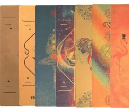 Custom farbenfrohe umweltfreundliche Kork-TPE-Yoga-Matte