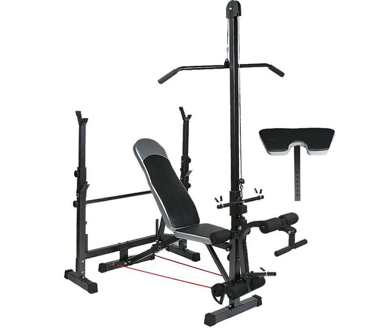 Langhantelriegel Press Rack Sit Up Bank