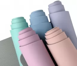 Großhandel Makkaronfarbe TPE Nicht-Schlupf-Yoga-Matte