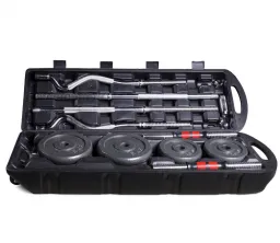 50 kg 55 kg Gewichte Hantel Langhantel -Set