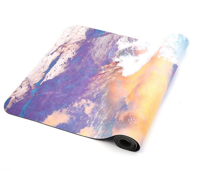 Customized Wildleder Gummi -Yoga -Übungsmatte