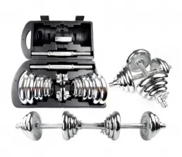 15 20 30 50 kg Elektroplatten-Dumbbell mit Box