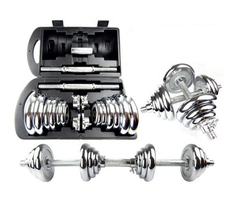 15 20 30 50 kg Elektroplatten-Dumbbell mit Box