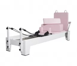 Weiß gestrichene Eiche Pink Pilates Ausrüstung