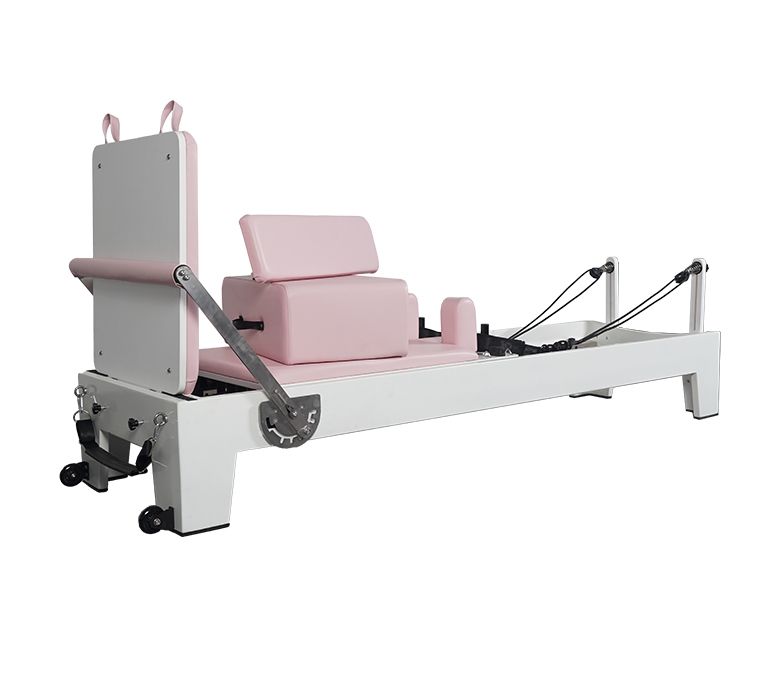 Weiß gestrichene Eiche Pink Pilates Ausrüstung