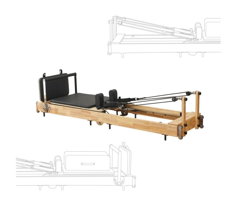 Klappende Holzkörperbalchen Pilates Kernbettreformer