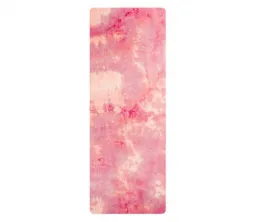 Hochwertige TPE Suede gedruckte Yogamatte mit TPE