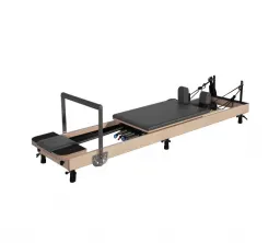 Einstellbare H&ouml;he Ahornreformer Wood Pilates Maschine