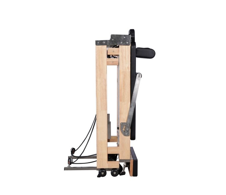 Zu Hause Holz zusammenklappbar Pilates Reformer