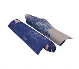 Naturkautschuk+Leinen -Yoga -&Uuml;bungsmatte