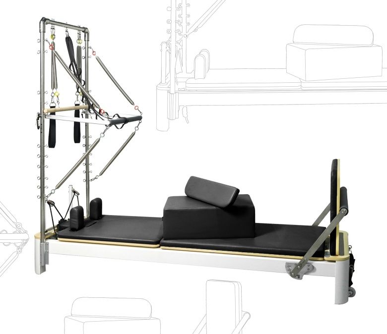 Aluminiumlegierung semi erhöhte Pilates -Reformer