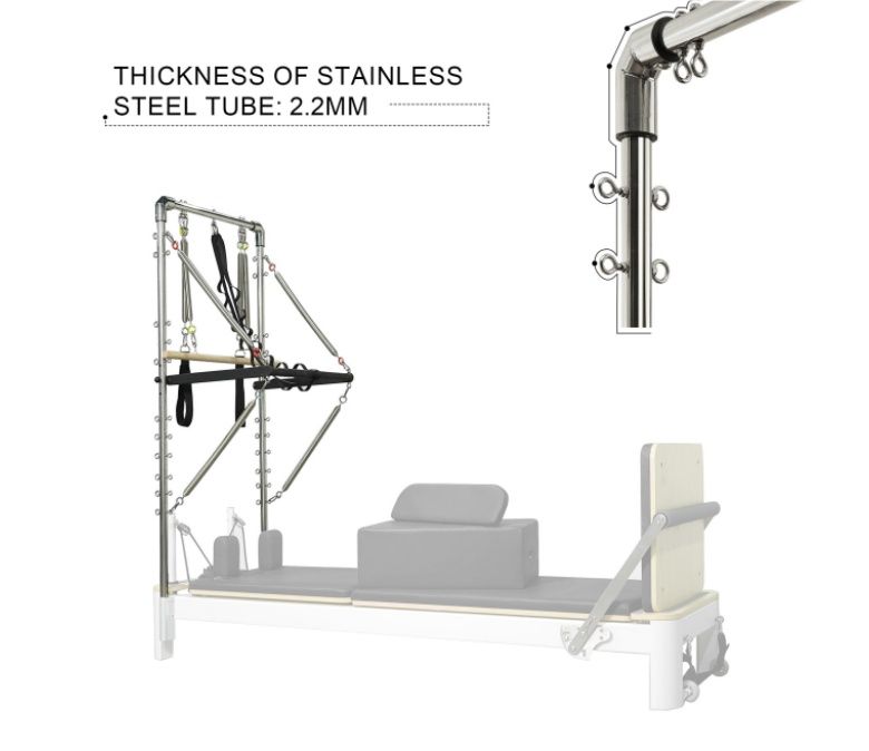 Aluminiumlegierung semi erhöhte Pilates -Reformer