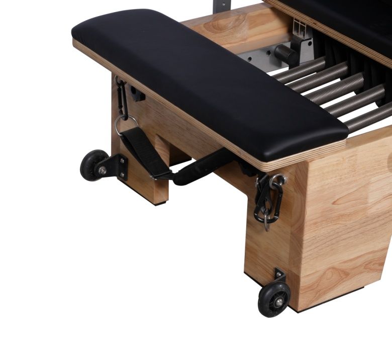 Deluxe Oak Wood Pilates Reformer mit Halbfalle